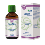 LipoSlim 50ml dietary supplement bottle and box for improving mitochondria function and metabolic efficiency