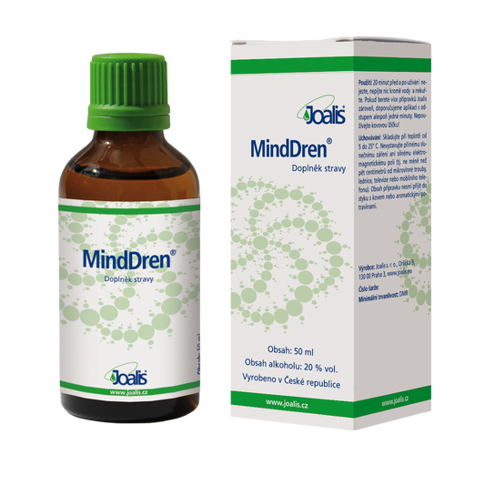 MindDren 50ml detox supplement for removal of environmental toxins affecting liver, kidneys, and lungs
