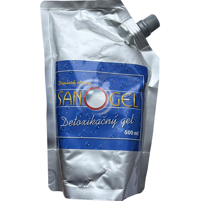 Sanogel detox gel 500ml pack for body detox cleanse and digestion support