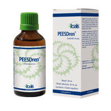 PEESDren 50ml dietary supplement for psychological disorders detoxifying mirror neurons in brown bottle with green cap and white box packaging