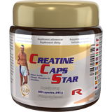 Container of Creatine Caps Star dietary supplement with 300 capsules for energy and strength enhancement in sports