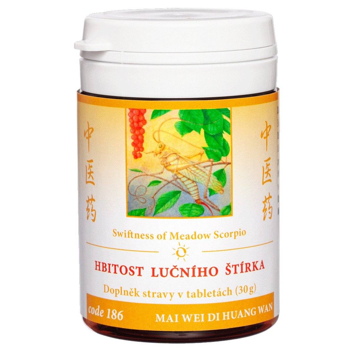 Swiftness of Meadow Scorpio herbal tablets for hyperactivity and respiratory relief, 100 count bottle