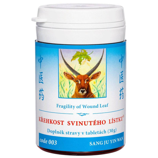 Fragility of Wound Leaf herbal tablets for common cold virus relief and cough soothe