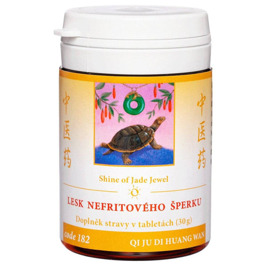 Shine of Jade Jewel 182 herbal supplement for glaucoma and eye health, 100 tablets