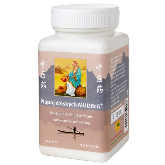 Traditional Chinese medicine beverage of Chinese sages Yi Yi Ren Cha 200g powder for detox and energy balance