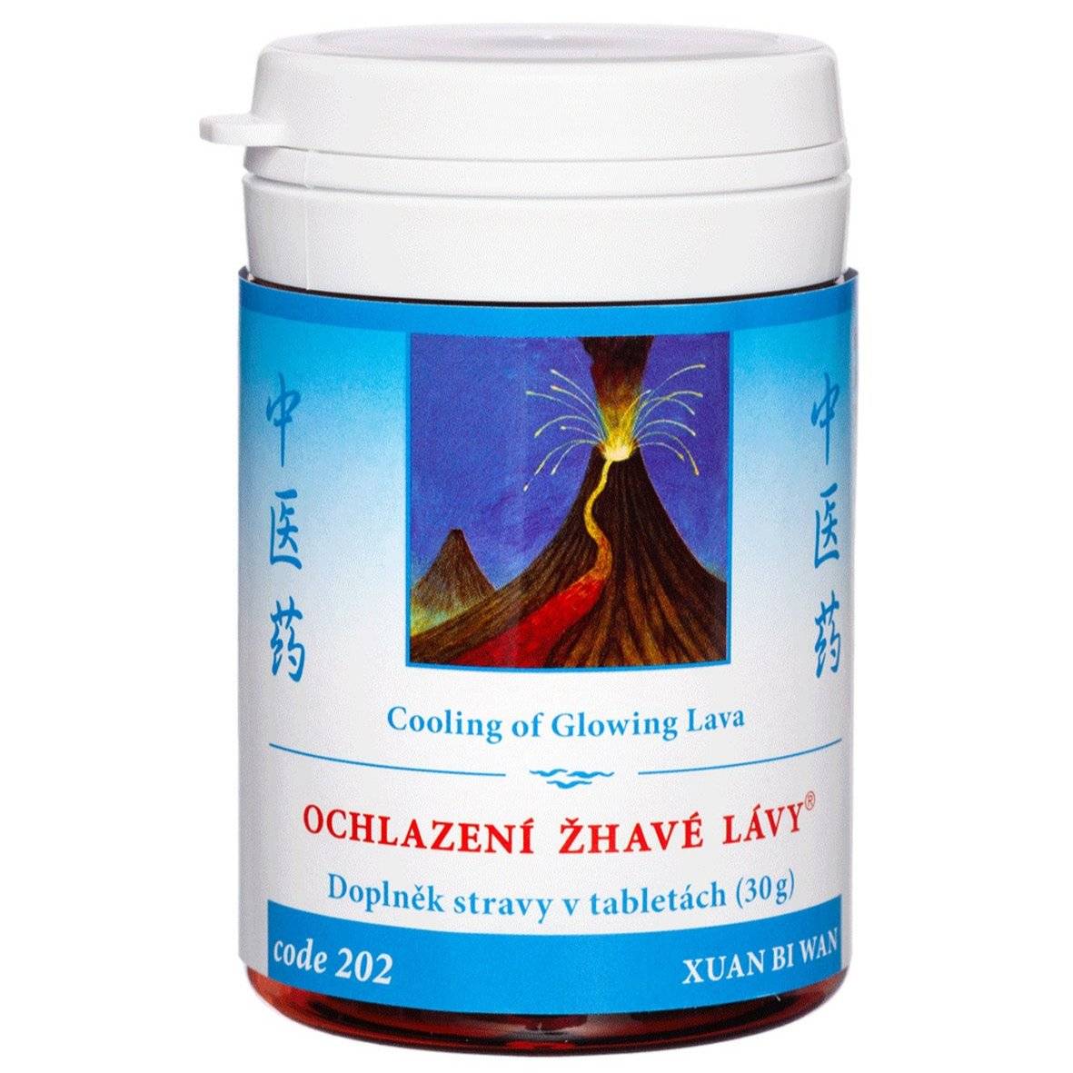 Bottle of 202 Cooling of Glowing Lava XUAN BI WAN tablets for rheumatic relief