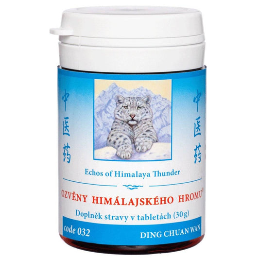 Echoes of Himalaya Thunder herbal tablets for cough relief and lung health, 100 tablets bottle