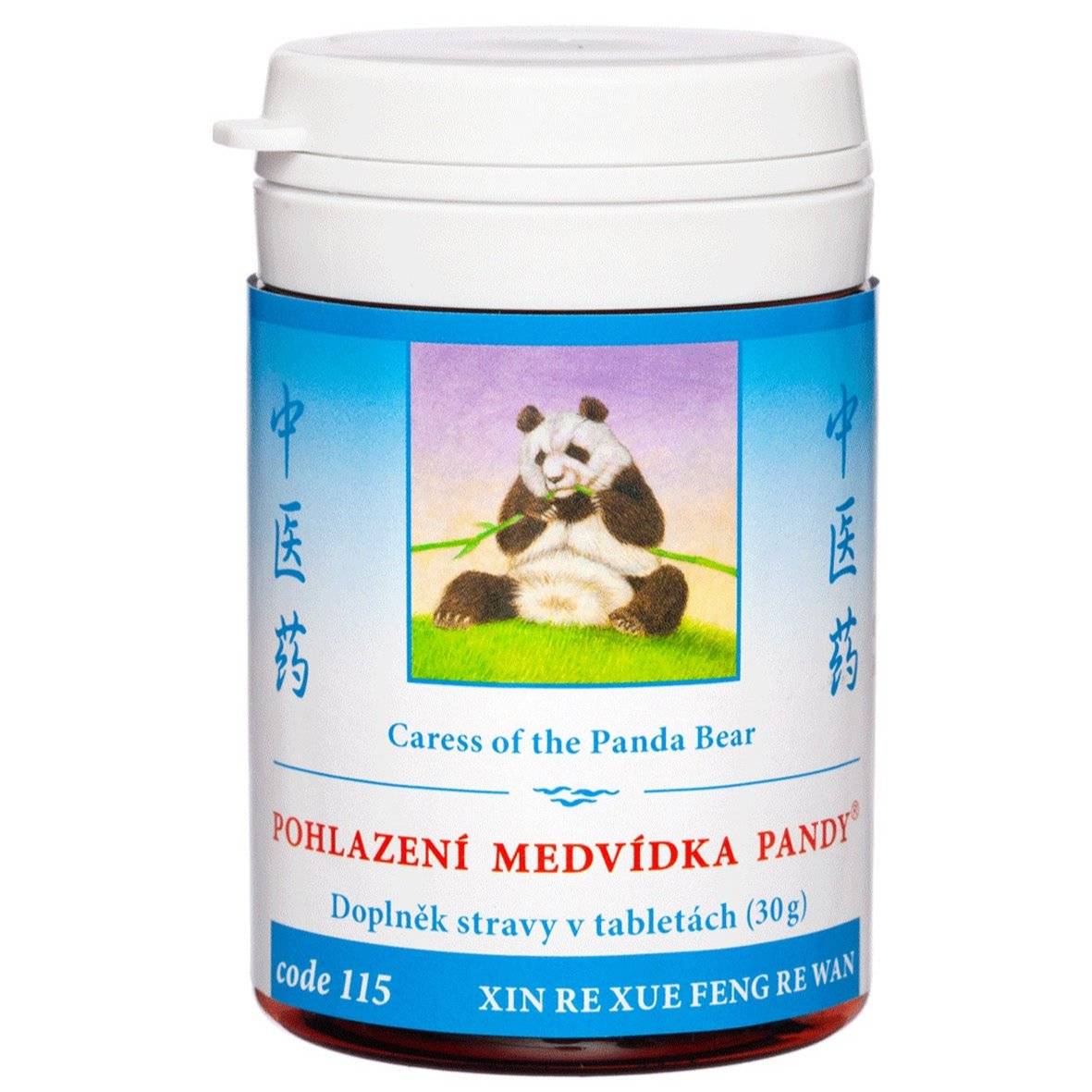 115 Caress of the Panda Bear herbal tablets for psoriasis and itchy eczema treatment