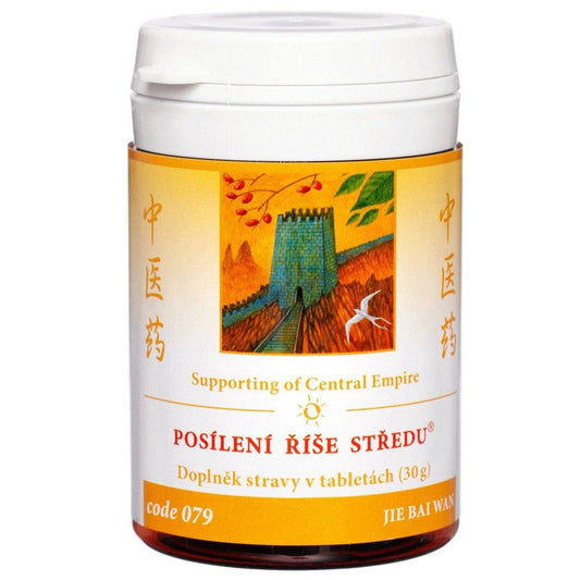 Supporting of Central Empire JIE BAI WAN herbal tablets for stomach and duodenum health, 100 tablets bottle