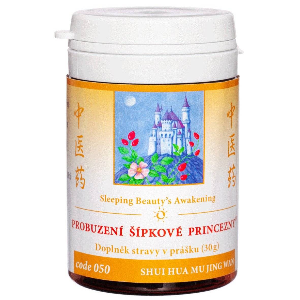 Herbal supplement Awakening of the Arrow Princess for menstrual problems and hormonal balance in a 30g container