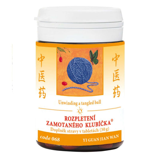 068 Unwinding a tangled Ball herbal tablets for liver yin deficiency and heartburn relief