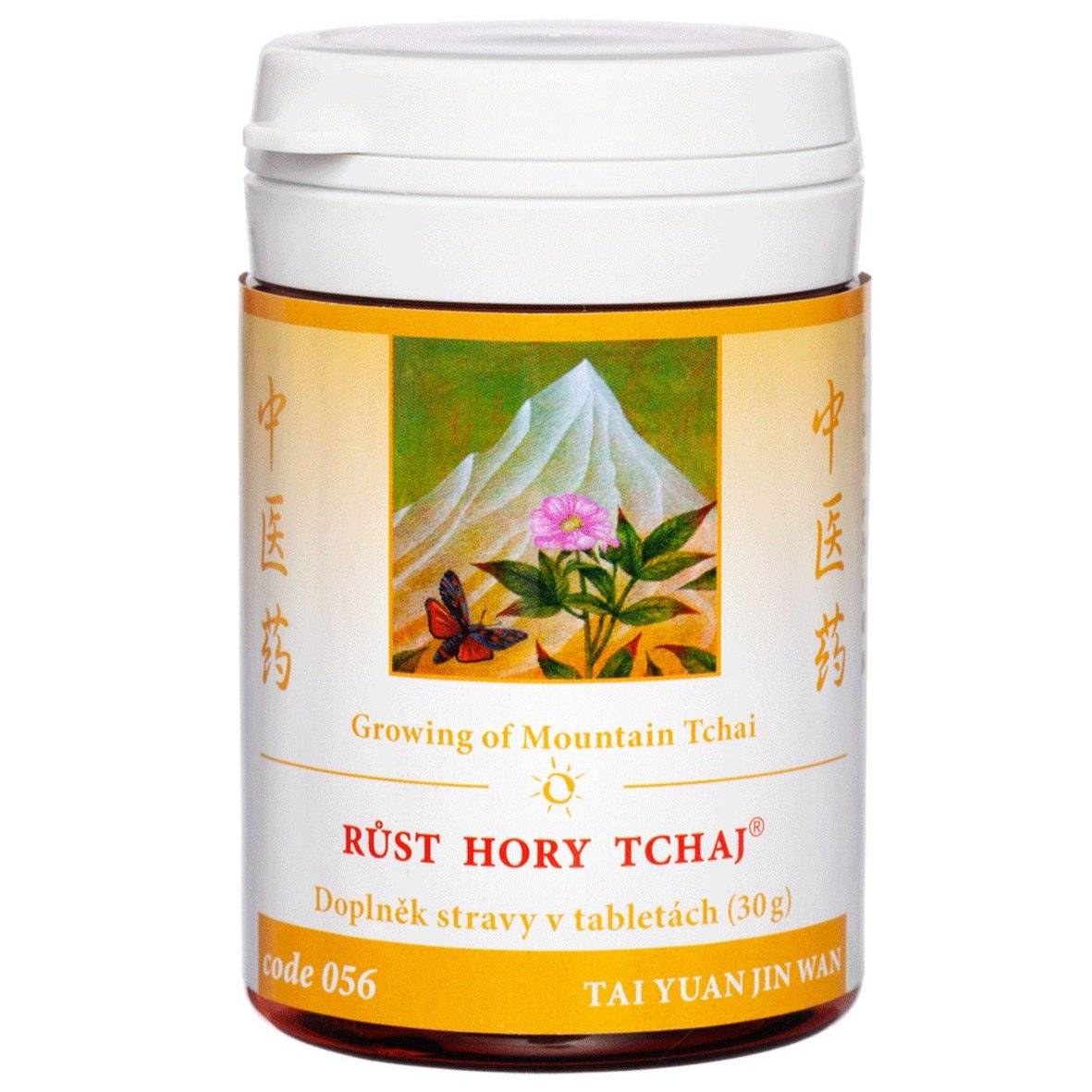 Growing of Mountain Tchai herbal supplement for pregnancy support with kidney and blood nourishment, 100 tablets.