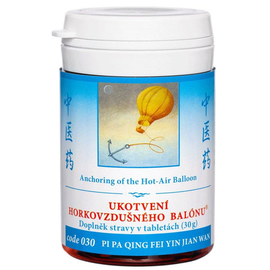 Anchoring of the Hot-Air Balloon herbal tablets for acne and respiratory health, 100 tablets bottle
