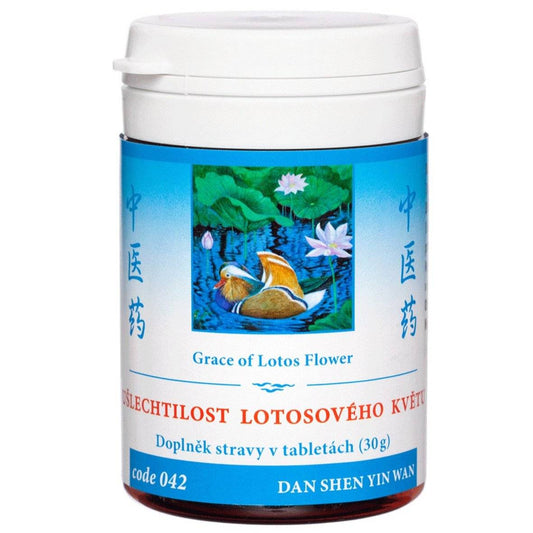 Grace of Lotos Flower Dan Shen Yin Wan herbal supplement for angina pectoris relief, 100 tablets