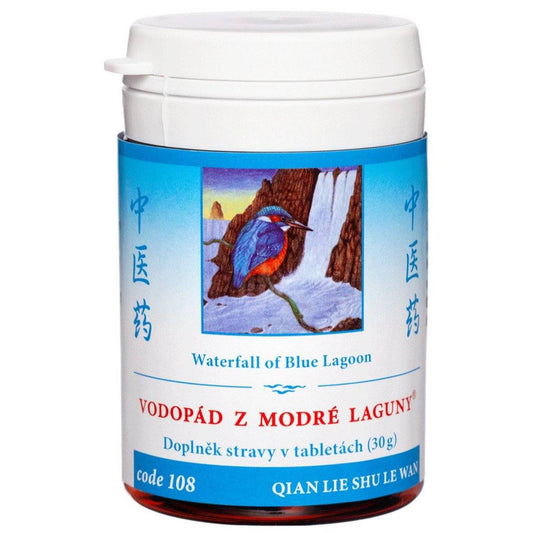 Waterfall of Blue Lagoon herbal supplement for prostate cancer support, 100 tablets, traditional Chinese medicine formula