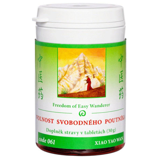 061 Freedom of Easy Wanderer herbal supplement for signs of female infertility and liver-spleen balance, 100 tablets