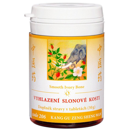 Smooth Ivory Bone herbal tablets for back pain relief and bone health, 100 tablets bottle