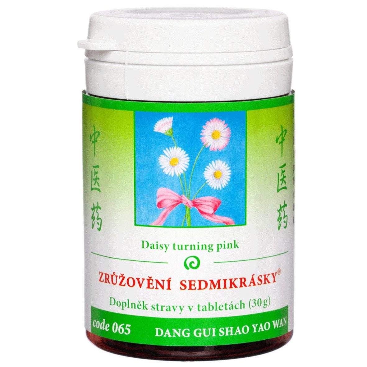 Daisy turning pink herbal supplement for menstrual cycle support and liver blood nourishment, 100 tablets