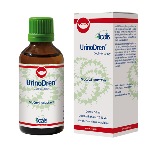 UrinoDren 50ml dietary supplement for urinary system support with plant extracts and selenium
