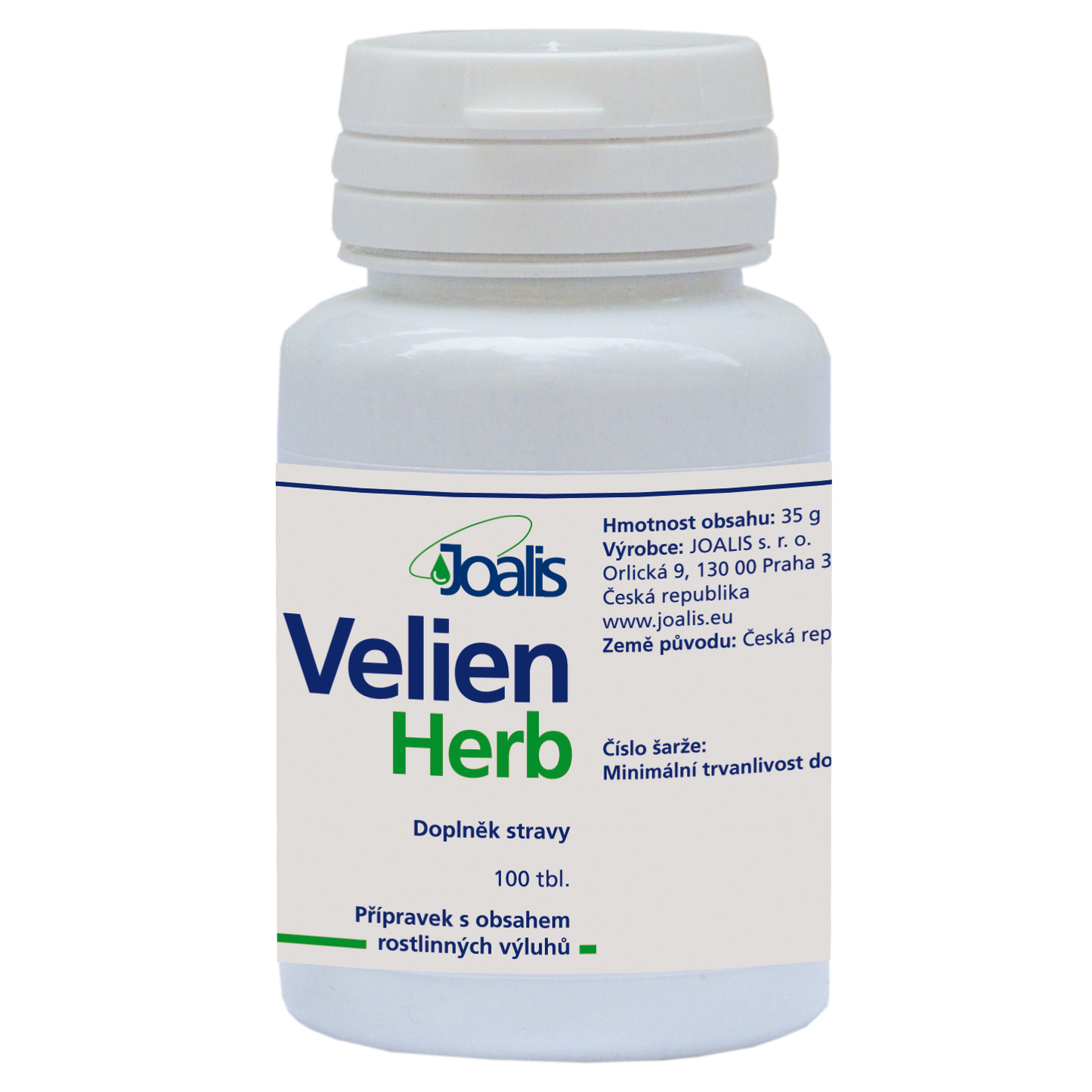 VelienHerb detox spleen supplement bottle with 100 tablets for metabolic and immune health