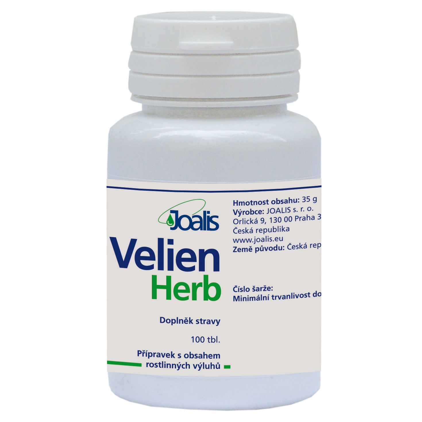VelienHerb detox spleen supplement bottle with 100 tablets for metabolic and immune health