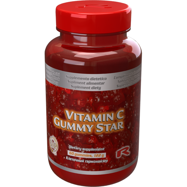 Vitamin C Gummy Star, 60 ks