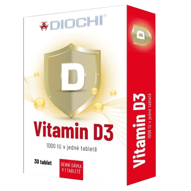 Vitamín D3, 30 tbl