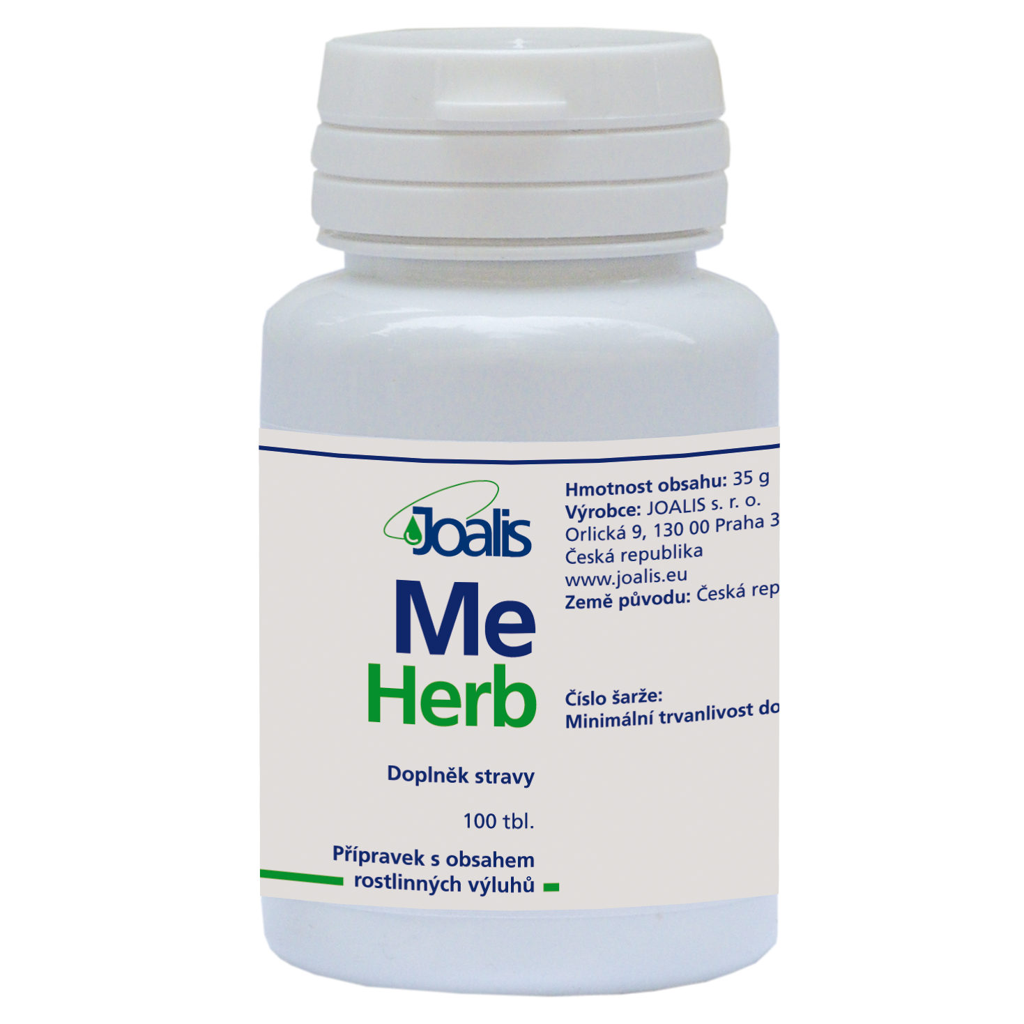 MeHerb dietary supplement for menstrual problems, 100 tablets bottle