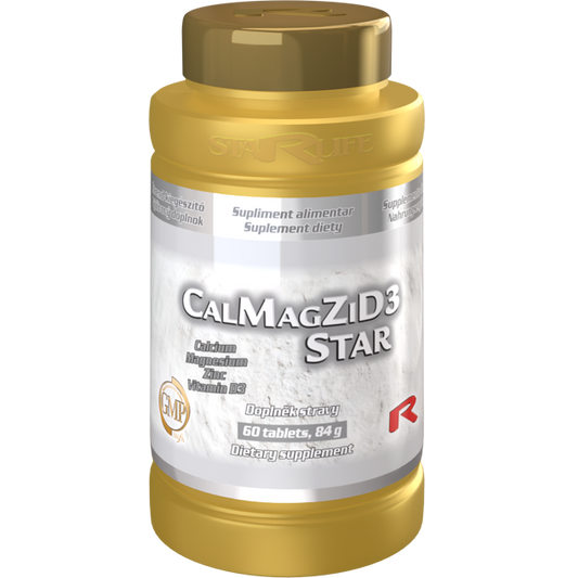 CalMagZiD3 Star, 60 tbl